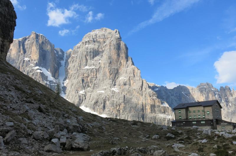 il rifugio Brentei