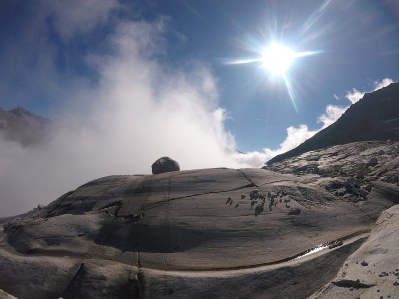 le rocce levigate dai ghiacci