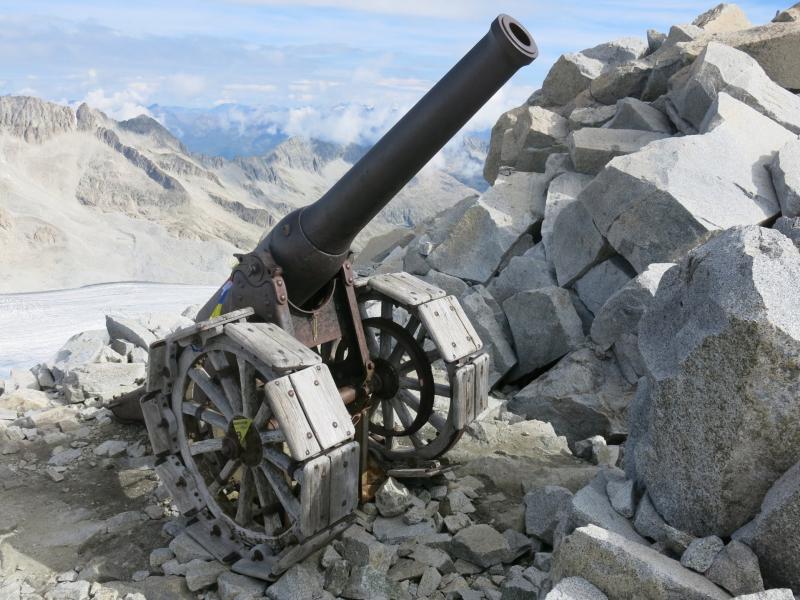 il cannone di Cresta Croce