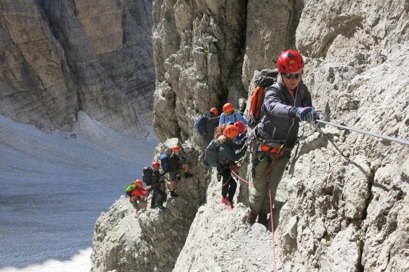 bocca d'Ambiez sentiero dell'Ideale