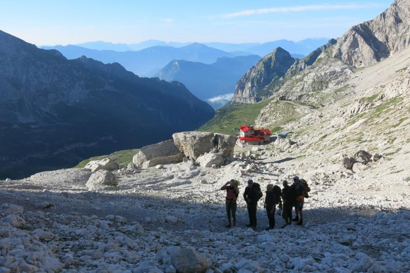 il rifugio Agostini in val d'Ambiez