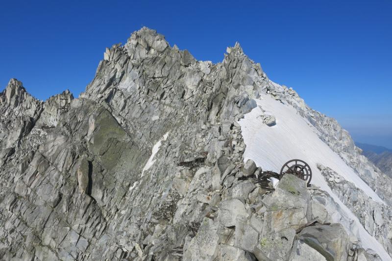 la cima del Carè Alto vista dalla cresta est