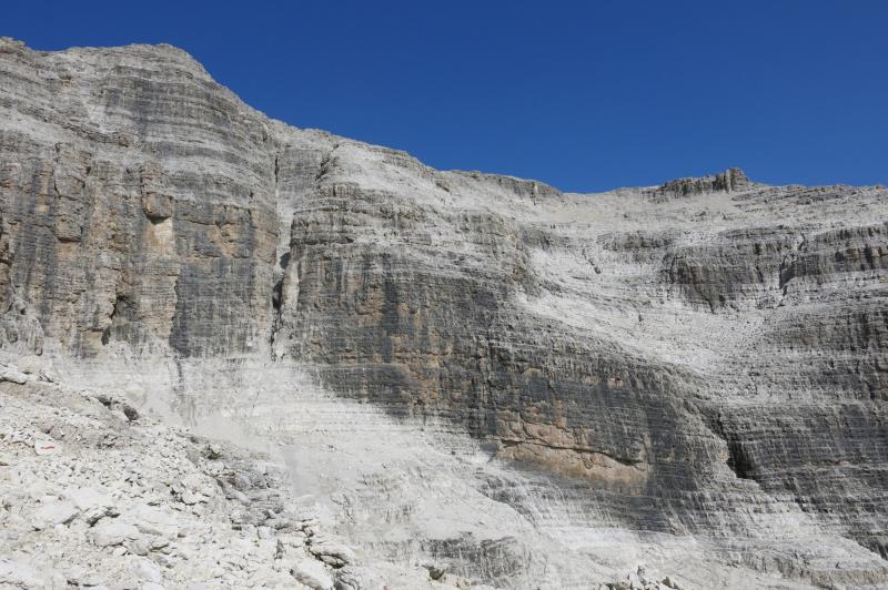 il camino della via normale